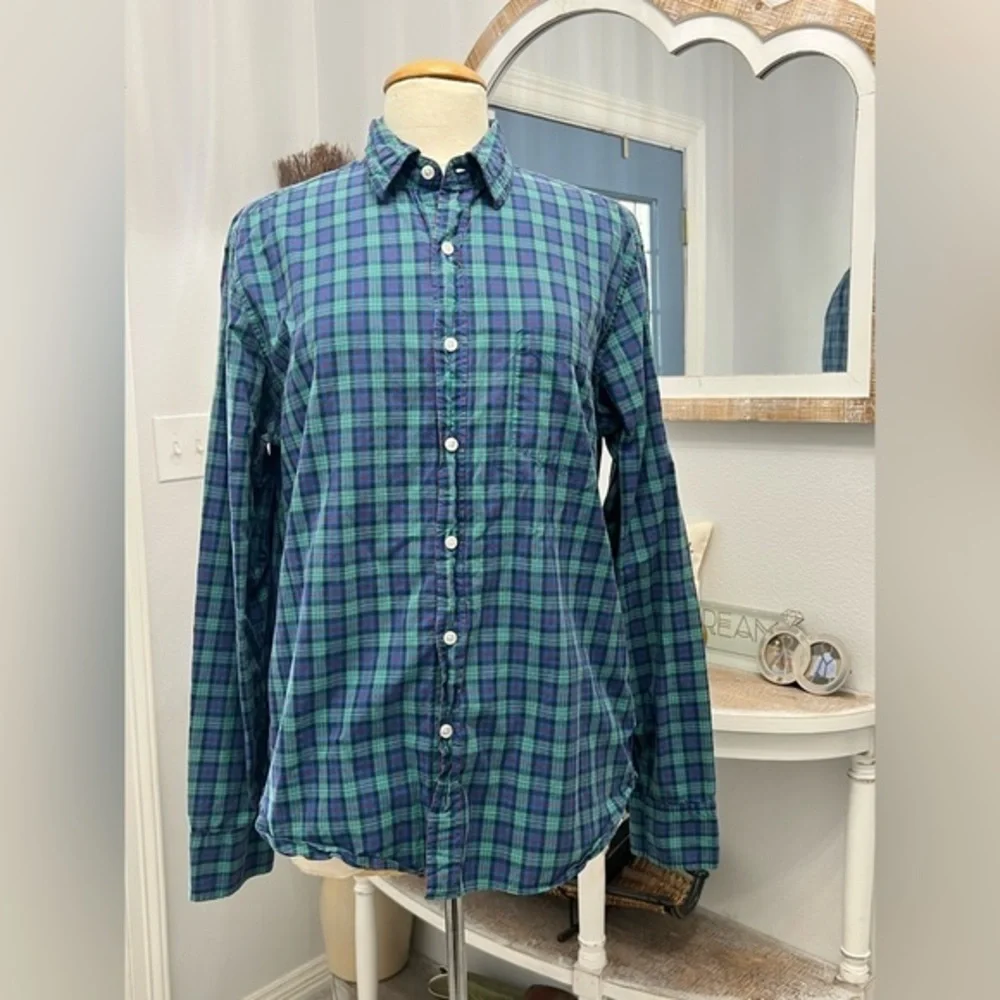 J.‎ Crew Slim Fit Button Down Plaid Shirt